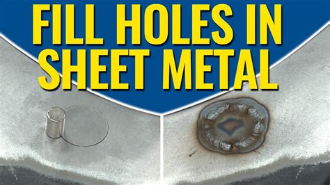 patching sheet metal holes|patching holes in stainless steel.